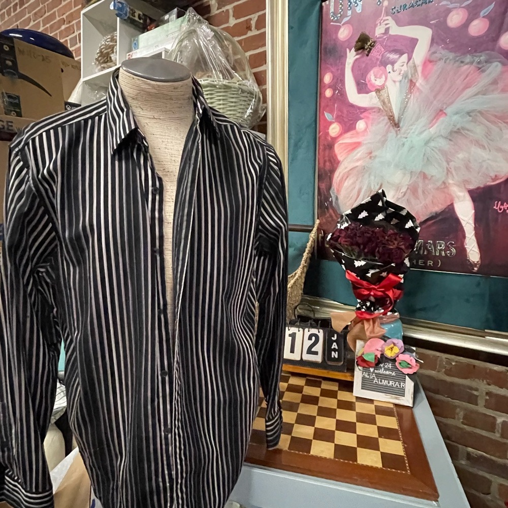 Michael Michael Kors Button Down Collared Shirt B… - image 1